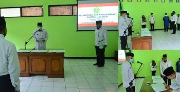 3 Pejabat Eselon IV Kemenag Kota Magelang Dilantik