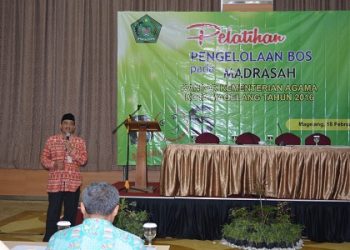 Pelatihan Pengelolaan BOS Pada Madrasah