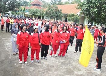 Meriahkan HAB Kemenag dengan jalan sehat