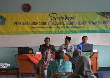Sosialisasi Penetapan Angka Kredit Guru Sesuai Permenpan No. 16 Tahun 2009