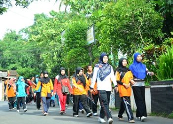 Gerak Jalan Sehat Memperingati HAB Kemenag Ke 71 Tahun 2017