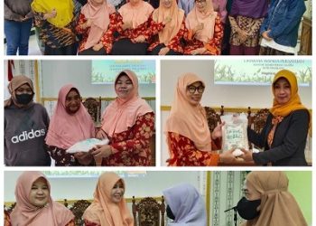 Tingkatkan Kepedulian Sosial, DWP Kankemenag Kota Magelang Bagikan Sembako Jelang Idul Fitri