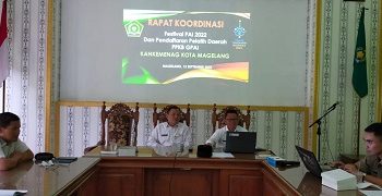 Seksi Pakis Kankemenag Kota Magelang Langsungkan Rakor Untuk Sukseskan Festival PAI