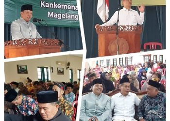 Kankemenag Kota Magelang Gelar Doa Lintas Agama, Pasca Upacara HAB Ke-77 