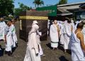 CJH Kota Magelang Praktikkan Beribadah Haji Dalam Mansiknya