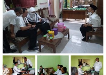 Mengawali Kerja Pasca Libur Bersama, ASN Kemenag Kota Magelang Laksanakan Penghormatan Bendera dan Halal Bi Halal.