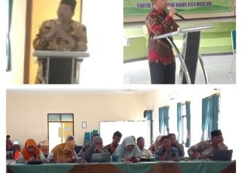 Seksi Pakis Kankemenag Dampingi Guru SD & SMP Se-Kota Magelang Update EMIS