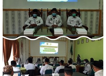 Mengawali Kerja Pasca Libur Bersama, ASN Kemenag Kota Magelang Laksanakan Penghormatan Bendera dan Halal Bi Halal.