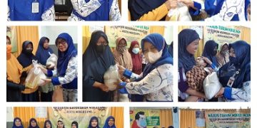Pokjaluh Kankemenag Kota Magelang Bagikan 80 Paket Sembako Murah Untuk Dhuafa