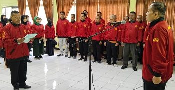 Sofia Nur Lepas Kontingen Porseni MTs Kota Magelang Untuk Berlaga Di Tingkat Provinsi