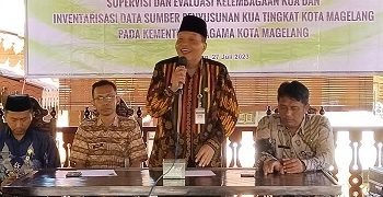 Kepala Kankemenag Kota Magelang Gelar Kegiatan Supervisi & Evaluasi Kelembagaan KUA