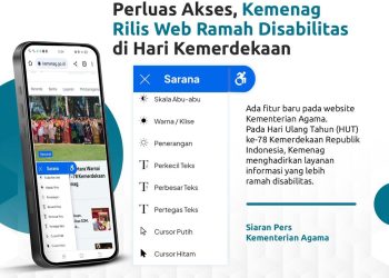 Perluas Akses, Kemenag Rilis Web Ramah Disabilitas di Hari Kemerdekaan