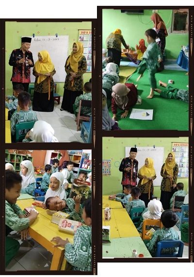 Sugiarti  Kepala RA Masyithoh 6 Kota Magelang Ungkapkan Kegembiraanya Di Kunjungi Kepala Kantor