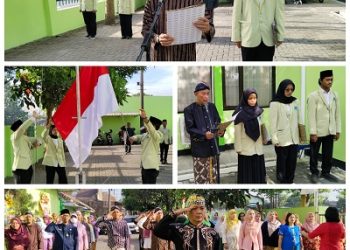 Kemenag Kota Magelang Gelar Upacara Bendera Peringati HUT RI Ke-78