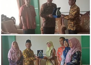 Kepala Kantor Serahkan Vandel Apresiasi dari Kalapas IIA Magelang Kepada Penyuluh Agama Islam
