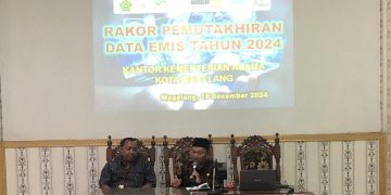 Menjelang Akhir Tahun, Seksi Penmad Kota Magelang Gelar Rakor Percepatan Pemutakhiran Data EMIS